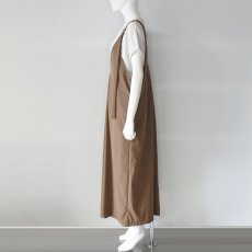 画像3: 《 セットアップ 対応》【 CLOCHE 】 クロッシェ クロシェ 接触冷感 撥水 ストレッチ Vネック ジャンパースカート 春夏秋 レディース  (3)