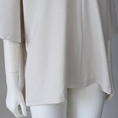 画像3: 【 CLOCHE 】 クロッシェ クロシェ 汗染み防止 ゆったりシルエット スキッパー ポロ Aライン フレア カットソー 春夏秋 レディース  (3)