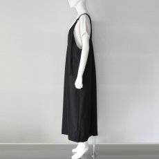 画像3: 《 セットアップ 対応》【 CLOCHE 】 クロッシェ クロシェ 接触冷感 撥水 ストレッチ Vネック ジャンパースカート 春夏秋 レディース  (3)