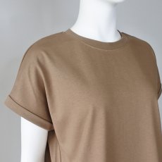 画像2: 【 CLOCHE 】 クロッシェ クロシェ 汗染み防止 ロールアップ Tシャツ カットソー 春夏秋 レディース  (2)