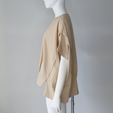 画像4: 【 CYNICAL 】 シニカル ゆったりシルエット きれいめ シルケット Tシャツ カットソー 春夏秋 レディース  (4)