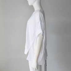 画像4: 【 CYNICAL 】 シニカル ゆったりシルエット きれいめ シルケット Tシャツ カットソー 春夏秋 レディース  (4)