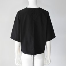 画像5: 《 セットアップ 対応》【 CLOCHE 】 クロッシェ クロシェ 接触冷感 撥水 ストレッチ 5分袖 ショート ジャケット 春夏秋 レディース  (5)