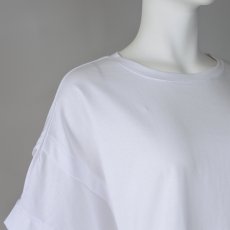 画像2: 【 CYNICAL 】 シニカル ゆったりシルエット きれいめ シルケット Tシャツ カットソー 春夏秋 レディース  (2)