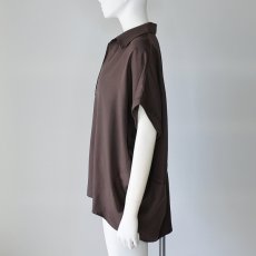 画像7: 《 上下セット 》【 CYNICAL 】 シニカル ゆったりシルエット セルロース 100％ テロテロ キーネック オーバーサイズ ブラウス イージー ワイドパンツ セットアップ 春夏秋 レディース  (7)