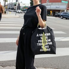 画像6: 【 Account 】 アカウント 【 MICALLE MICALLE 】 ミカーレ ミカーレ 刺繍 トートバッグ ショッピングバッグ オールシーズン 男女兼用  (6)