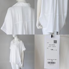 画像6: 【 CYNICAL 】 シニカル ゆったりシルエット セルロース 100％ テロテロ キーネック オーバーサイズ ブラウス 春夏秋 レディース  (6)