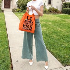 画像3: 【 Account 】 アカウント 【 MICALLE MICALLE 】 ミカーレ ミカーレ 刺繍 トートバッグ ショッピングバッグ オールシーズン 男女兼用  (3)