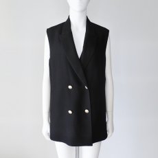 画像1: 【 Dignite Collier 】 ディニテコリエ メッシュ ダブル ベスト ジレ 春夏秋 レディース  (1)