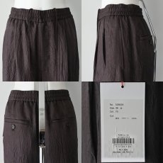 画像6: 【 PASSIONE 】 パシオーネ テロテロ 微光沢 シワ加工 アセテート 裏地付き ワイド イージー パンツ 春夏秋 レディース  (6)