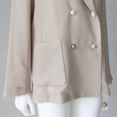 画像3: 【 Dignite Collier 】 ディニテコリエ メッシュ ダブル ジャケット 春夏秋 レディース  (3)