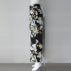画像3: 【 anana 】 アナナ きれいめ テロテロ ペイント フラワー 裏地付き ワイド パンツ 春夏秋 レディース  (3)