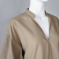 画像2: 【 CLOCHE 】 クロッシェ クロシェ 吸湿速乾 ラッフルフリル シアー スキッパー ブラウス 春夏秋 レディース  (2)