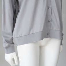 画像3: 《 アンサンブル 対応 》【 Maglia Plus 】マリア プラス きれいめ 接触冷感 ツルツル テロテロ シルケット カットソー カーディガン 春夏秋 レディース  (3)