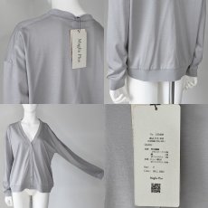 画像6: 《 アンサンブル 対応 》【 Maglia Plus 】マリア プラス きれいめ 接触冷感 ツルツル テロテロ シルケット カットソー カーディガン 春夏秋 レディース  (6)