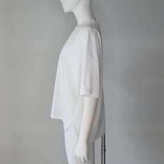 画像4: 《 アンサンブル 対応 》【 Maglia Plus 】マリア プラス きれいめ 接触冷感 ツルツル テロテロ シルケット カットソー Tシャツ 春夏秋 レディース  (4)