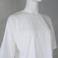 画像2: 《 アンサンブル 対応 》【 Maglia Plus 】マリア プラス きれいめ 接触冷感 ツルツル テロテロ シルケット カットソー Tシャツ 春夏秋 レディース  (2)