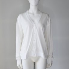 画像1: 《 アンサンブル 対応 》【 Maglia Plus 】マリア プラス きれいめ 接触冷感 ツルツル テロテロ シルケット カットソー カーディガン 春夏秋 レディース  (1)