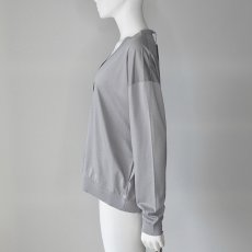 画像4: 《 アンサンブル 対応 》【 Maglia Plus 】マリア プラス きれいめ 接触冷感 ツルツル テロテロ シルケット カットソー カーディガン 春夏秋 レディース  (4)