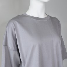 画像2: 《 アンサンブル 対応 》【 Maglia Plus 】マリア プラス きれいめ 接触冷感 ツルツル テロテロ シルケット カットソー Tシャツ 春夏秋 レディース  (2)