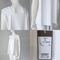 画像6: 【 ayane 】 アヤン ストレッチ コットン素材 ゆったりシルエット  Aライン フレア ノースリーブ タンクトップ オールシーズン レディース  (6)