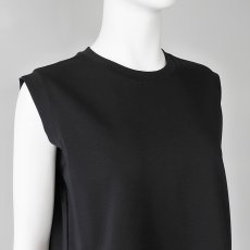 画像2: 【 Dignite Collier 】 ディニテコリエ 　裾切り替え ノースリーブ Tシャツ カットソー 春夏秋 レディース  (2)