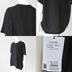画像6: 【 Dignite Collier 】 ディニテコリエ 日本製 ジョーゼット風 コクーン ドルマンスリーブ プルオーバー カットソー 春夏秋 レディース  (6)