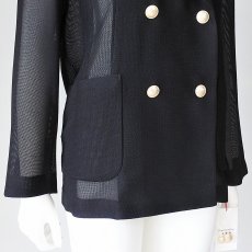 画像3: 【 Dignite Collier 】 ディニテコリエ メッシュ ダブル ジャケット 春夏秋 レディース  (3)