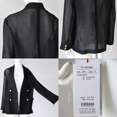 画像6: 【 Dignite Collier 】 ディニテコリエ メッシュ ダブル ジャケット 春夏秋 レディース  (6)