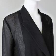 画像2: 【 Dignite Collier 】 ディニテコリエ メッシュ ダブル ジャケット 春夏秋 レディース  (2)