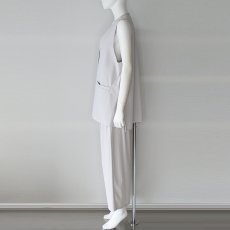 画像8: 30％OFF《 セットアップ 対応》【 QTUME 】 クチューム 日本製 きれいめ テロンテロン GRACE COOL 接触冷感 吸水速乾 UVカット ドローコード付き ストレッチ ワイド パンツ 春夏秋 レディース  (8)