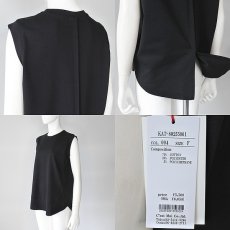 画像6: 【 Dignite Collier 】 ディニテコリエ 　裾切り替え ノースリーブ Tシャツ カットソー 春夏秋 レディース  (6)