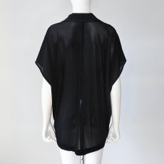 画像5: 【 CLOCHE 】 クロッシェ クロシェ オーバーサイズ メッシュ ベロア 半袖 ジャケット 春夏秋 レディース  (5)