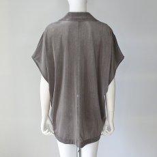 画像5: 【 CLOCHE 】 クロッシェ クロシェ オーバーサイズ メッシュ ベロア 半袖 ジャケット 春夏秋 レディース  (5)