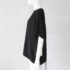 画像4: 【 Dignite Collier 】 ディニテコリエ 日本製 ジョーゼット風 コクーン ドルマンスリーブ プルオーバー カットソー 春夏秋 レディース  (4)