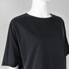 画像2: 【 PASSIONE 】 パシオーネ 日本製 キュプラ素材 ゆったりシルエット コクーン Tシャツ カットソー 春夏秋 レディース  (2)