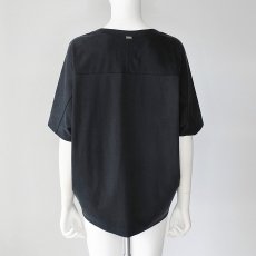 画像5: 【 PASSIONE 】 パシオーネ 日本製 キュプラ素材 ゆったりシルエット コクーン Tシャツ カットソー 春夏秋 レディース  (5)