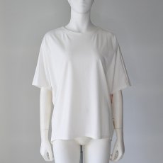 画像1: 【 PASSIONE 】 パシオーネ 日本製 キュプラ素材 ゆったりシルエット コクーン Tシャツ カットソー 春夏秋 レディース  (1)