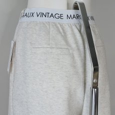 画像5: 【 MARGAUX VINTAGE 】 マルゴーヴィンテージ ロゴウエストゴム カーブ カービー コクーン タック スウェット スエット パンツ 春夏秋 レディース  (5)