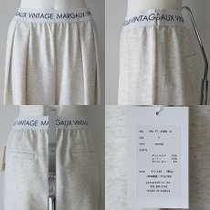 画像6: 【 MARGAUX VINTAGE 】 マルゴーヴィンテージ ロゴウエストゴム カーブ カービー コクーン タック スウェット スエット パンツ 春夏秋 レディース  (6)