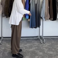 画像6: 【予約商品】《納期：2025年10月中旬〜10月下旬》【 CYAN TOKYO 】シアン トーキョー スクエアポケット ジャージ ジョガー パンツ 春秋冬 レディース  (6)