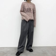 画像1: 【予約商品】《納期：2025年10月下旬》【 CYNICAL 】 シニカル きれいめ 暖かい 裏起毛 ツイル ワイド コクーン パンツ 春秋冬 レディース  (1)