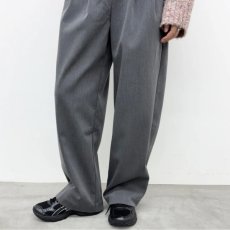 画像4: 【予約商品】《納期：2025年10月下旬》【 CYNICAL 】 シニカル きれいめ 暖かい 裏起毛 ツイル ワイド コクーン パンツ 春秋冬 レディース  (4)