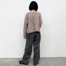 画像6: 【予約商品】《納期：2025年10月下旬》【 CYNICAL 】 シニカル きれいめ 暖かい 裏起毛 ツイル ワイド コクーン パンツ 春秋冬 レディース  (6)