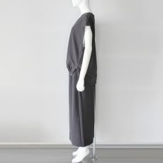 画像2: 《 上下セット 》【 CLOCHE 】 クロッシェ クロシェ ショーゼット ストレッチ ベスト ジレ  Iライン スカート セットアップ 春夏秋 レディース  (2)