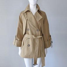 画像1: 【 RISLEY 】 リズレー リズレイ Shoulder trench 肩掛け 2way トレンチコート 春秋冬 レディース  (1)