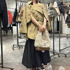 画像7: 【 RISLEY 】 リズレー リズレイ Shoulder trench 肩掛け 2way トレンチコート 春秋冬 レディース  (7)