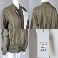 画像7: 《 セットアップ 対応 》【 RISLEY 】 リズレー リズレイ Shoulder MA-1 肩掛け 2way MA1 ナイロン ブルゾン 春秋冬 レディース  (7)