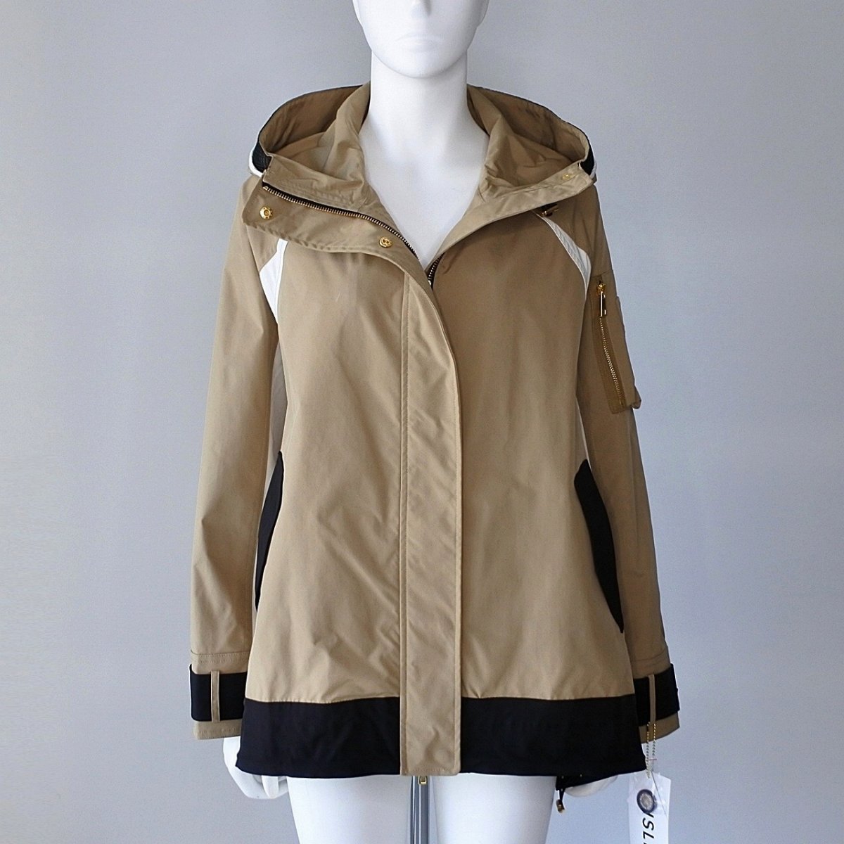画像1: 【 RISLEY 】 リズレー リズレイ Mesh mountain hoodie 撥水加工 Aライン マウンテン ジャケット 春秋冬 レディース  (1)