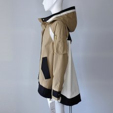 画像4: 【 RISLEY 】 リズレー リズレイ Mesh mountain hoodie 撥水加工 Aライン マウンテン ジャケット 春秋冬 レディース  (4)